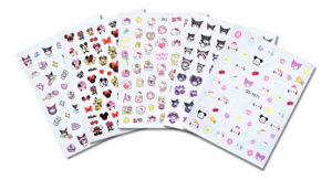 350+ Stickers Para Uñas Decoración Hello Kitty 5 Hojas Pegat