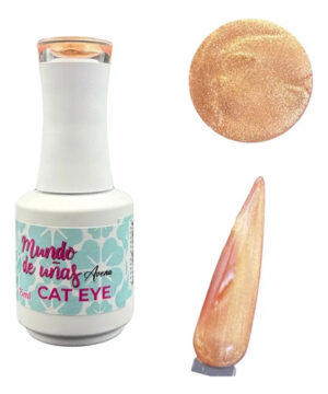 Gel Semipermanente Efecto Ojo De Gato Mundo De Uñas Cat Eye Avena