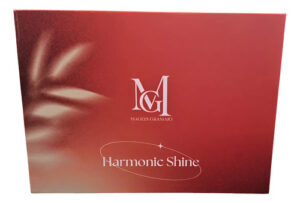 Colección Harmony Efectos Uñas Maglys Gramajo 6 Piezas Glit Rojo