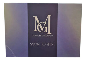 Colección Snow Maglys Gramajo Efectos Uñas Ultrabrillante 6p Azul Acero