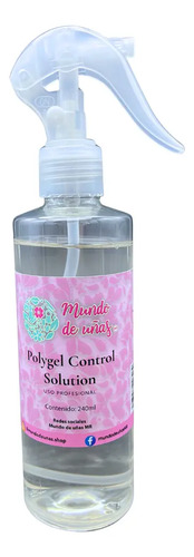 Solución Profesional Uñas Gel Y Control Residuos Aroma Fruta Polygel