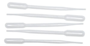 Pipetas Goteo Plásticas 5 Pz Mundo De Uñas 3ml Transparente