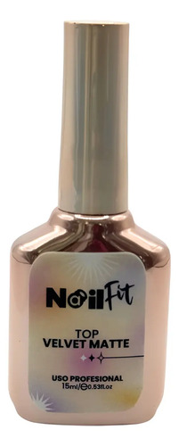 Top Coat Velvet Matte Tuttimani 15ml Secado En Lámpara Mate Transparente