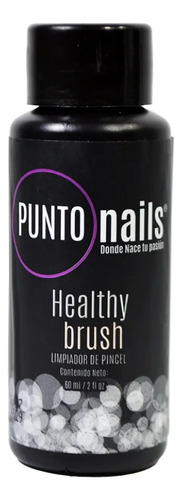 Limpiador Pinceles 60ml Punto Nails Healty Brush 60ml Transparente