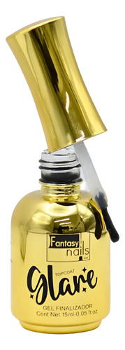 Top Coat Gel Glare Uv Brillo Finalizador Fantasy Nails Unico Transparente