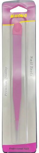 Pinzas Sticker Uñas Nail Art Precisión Decoración Pedrería Rosa