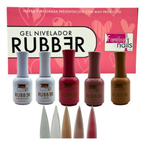 Colección Gel Semipermanente Base Nivelador Fantasy Nails Pz Rubber 5pz 2026