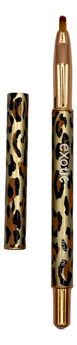 Pincel Mini Oval Exotic Animal Print Gel Y Arte En Uñas Prof Oval