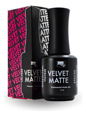 Fantasy Nails Top Coat Mate Efecto Terciopelo Velvet P/ Uñas Velvet