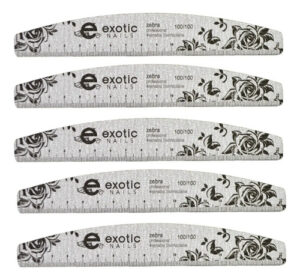 Exotic Nails Pack 5 Limas 100/100 Para Uso Profesional