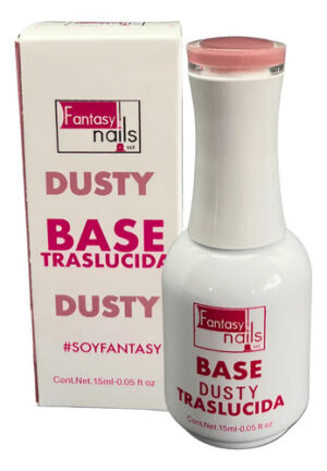 Base Translúcida Fantasy Nails 15ml Gel Traslucida 3 Pasos Dusty