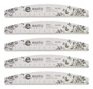 Exotic Nails Pack 5 Limas 240/240 Para Uso Profesional