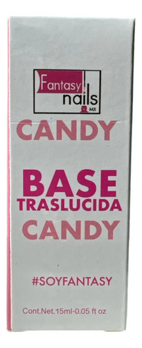 Base Trasclucida Fantasy Nails Tono Elegible 15ml Color Candy