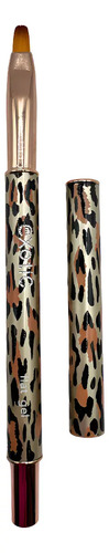 Pincel Flat Art Gel De Exotic Nails Para Gel Animal Print Animal Print