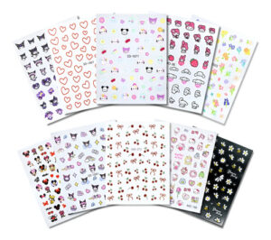 650+ Stickers Para Uñas Decoración Hello Kitty 10 Hojas Pega