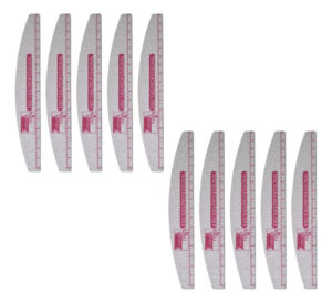 Fantasy Nails Paquete 10 Limas 180/180 Para Uso Profesional