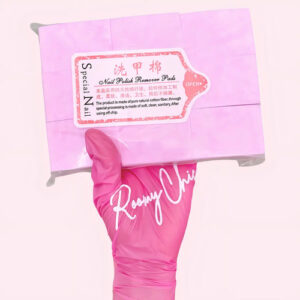 Toallitas Para Uñas Sin Pelusa Gasas Para Uñas Manicure Rosa