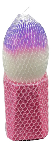 Bledo Glitter Rosa Morado Nail Art Polvo Decoracion Gel Uñas Rosa Morado