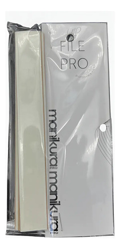 Repuesto Lima Recta Profesional Grano 240/240 Manikura Pro Gris File Pro