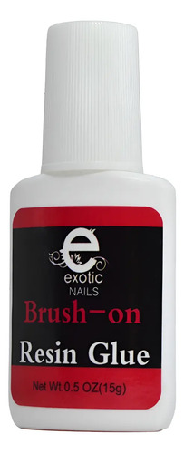 Exotic Nails Brush On Resin Glue Resina Extra Adherente Plastico