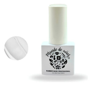 Gel Rubber Base Nivelador Mundo De Uñas 12ml 1 Pz Manicura