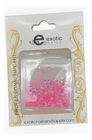 Cristales Decorativos Para Uñas Forma Manicura Exotic Nails Rosa