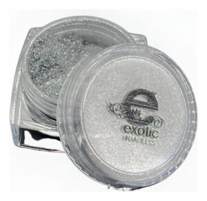 Efecto Para Uñas En Polvo Decorativo Espejo Metálico Exotic Plateado