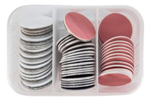 60 Discos De Papel De Lija Más Una Broca De Metal Para Uñas