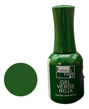 Gel Semipermanente 3 Pasos Fantasy Nails Color Uñas Brillo Verde Hoja