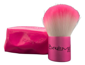 Brocha Kabuki Maquillaje Pouch Polvo Contorno Rosa Rosa