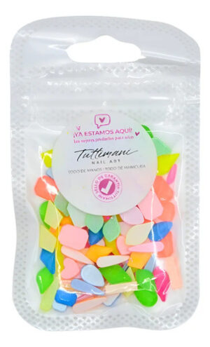 Cristal Mix Tuttimani Figuras Neon Para Uñas Mix Strass Neón
