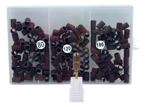 Paquete Limas Barrilito Rosas Uñas #80#120#220 Profesional Terracota Barrilito