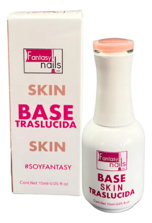 Base Translúcida Fantasy Nails 15ml Gel Traslucida 3 Pasos Skin