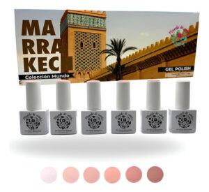 Gel Semipermanente Nude Premium Mundo De Uñas Tipo Fantasy Marrakesh